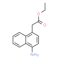 2-(4-氨基-1-萘基)乙酸乙酯结构式