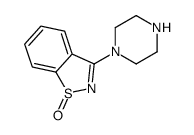 3-piperazin-1-yl-1,2-benzothiazole 1-oxide Structure