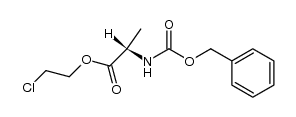 Z-L-Ala 2-chloroethyl ester结构式