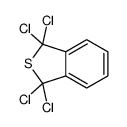 1,1,3,3-tetrachloro-2-benzothiophene Structure