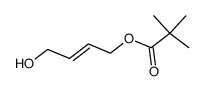 cis 2-butene-1,4-diol mono pivalate Structure