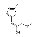 2-(dimethylamino)-N-(5-methyl-1,3,4-thiadiazol-2-yl)acetamide Structure