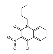 1-butyl-4-chloro-3-nitroquinolin-2(1H)-one Structure
