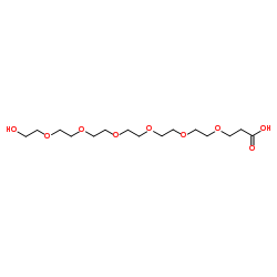 Hydroxy-PEG6-acid Structure