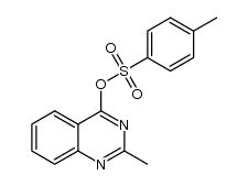 (2-methylquinazolin-4-yl)-4-methylbenzenesulfonate结构式