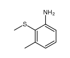 2-amino-6-methylphenyl methyl sulphide Structure