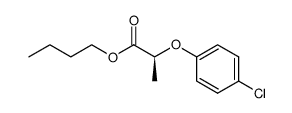 butyl (S)-2-(4-chlorophenoxy)propanoate结构式