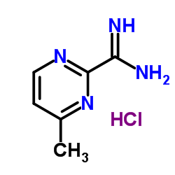 4-甲基嘧啶-2-甲脒盐酸盐结构式