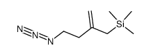 (4-azido-2-methylenebutyl)trimethylsilane结构式