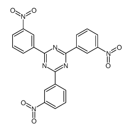 2,4,6-tris(3-nitrophenyl)-1,3,5-triazine结构式