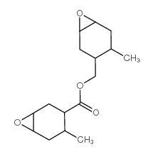 7-Oxabicyclo[4.1.0]heptane-3-carboxylicacid, 4-methyl-, (4-methyl-7-oxabicyclo[4.1.0]hept-3-yl)methyl ester结构式