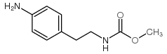 [2-(4-氨基苯基)乙基]氨基甲酸甲酯结构式