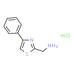 4-苯基-2-噻唑甲胺-d5盐酸盐结构式