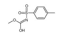 N-(对甲苯磺酰基)氨基甲酸甲酯结构式