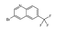 3-溴-6-(三氟甲基)喹啉结构式