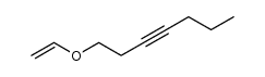 1-vinyloxy-hept-3-yne结构式
