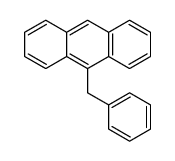 Anthracene,9-(phenylmethyl)- Structure