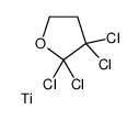 2,2,3,3-tetrachlorooxolane,titanium Structure