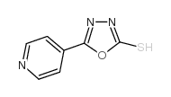 5-(4-吡啶基)-1,3,4-二唑-2-硫醇结构式