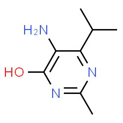 4(1H)-Pyrimidinone,5-amino-2-methyl-6-(1-methylethyl)-(9CI)结构式