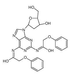 N-[9-[(2R,4S,5R)-4-hydroxy-5-(hydroxymethyl)oxolan-2-yl]-2-[(2-phenoxyacetyl)amino]purin-6-yl]-2-phenoxyacetamide Structure