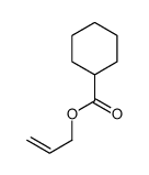 prop-2-enyl cyclohexanecarboxylate结构式