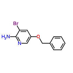 5-(Benzyloxy)-3-bromo-2-pyridinamine结构式