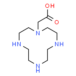 1,4,7,10-Tetraazacyclododecan-1-ylacetic acid structure