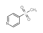 4-(甲磺酰基)吡啶结构式