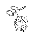 o-carboranyl-triphenyl stannane结构式