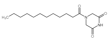 4-十二烷基哌嗪-2,6-二酮结构式
