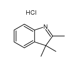 2,3,3-trimethyl-3H-indole hydrochloride结构式