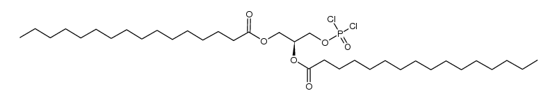 2,3-di-O-palmitoyl-sn-glycero-1-dichlorophosphate结构式