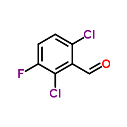 2,6-Dichloro-3-fluorobenzaldehyde Structure