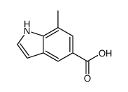 7-Methyl-1H-indole-5-carboxylic acid structure