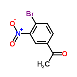 4-bromo-3'-nitroacetophenone Structure