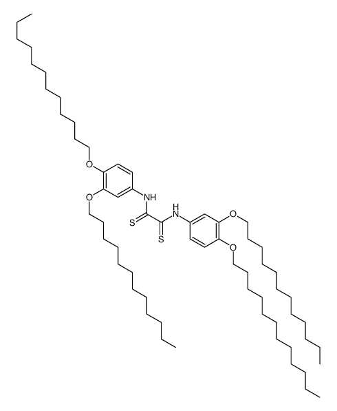 N,N'-bis(3,4-didodecoxyphenyl)ethanedithioamide结构式