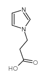 3-(1H-咪唑-1-基)丙酸结构式