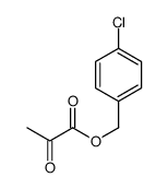 (4-chlorophenyl)methyl 2-oxopropanoate Structure