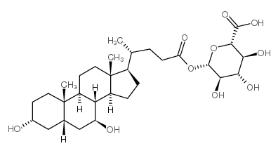 熊去氧胆酸酰基-β-D-葡萄糖醛酸结构式