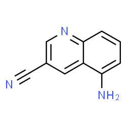5-氨基喹啉-3-甲腈结构式