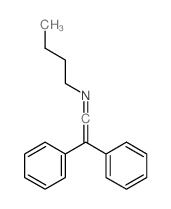 1-Butanamine,N-(2,2-diphenylethenylidene)-结构式