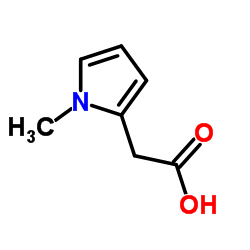 1-甲基吡咯-2-乙酸结构式