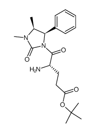 tert-butyl (4S,4'S,5'R)-4-amino-5-(3',4'-dimethyl-2'-oxo-5'-phenyl-1'-imidazolydinyl)-5-oxopentanoate结构式