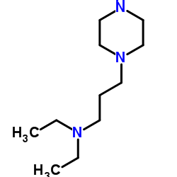 1-(3-二乙基氨基丙基)哌嗪结构式