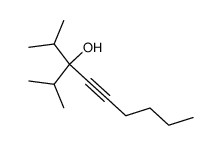 3-isopropyl-2-methyl-non-4-yn-3-ol结构式