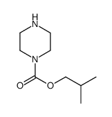 Piperazine-1-carboxylic acid isobutyl ester Structure
