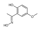 (E)-2-hydroxy-5-methoxyacetophenone oxime结构式