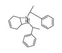 (1R,2R)-1-N,2-N-bis[(1S)-1-phenylethyl]cyclohex-4-ene-1,2-diamine结构式