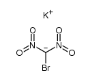 bromo-dinitro-methane, potassium salt Structure